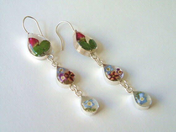 Beautiful Rose Earrings