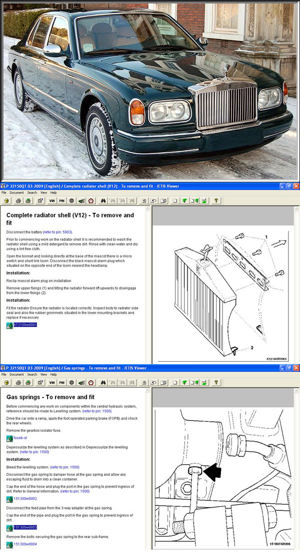 ROLLS ROYCE & BENTLEY WORKSHOP Manual CD 1998-2009