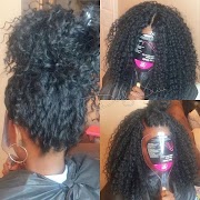 Updated Natural Looking Crochet Braids Updo, Newest!
