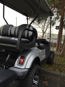 yamaha drive vortex body grey silver golf cart