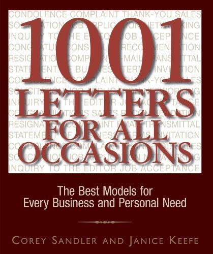 1001 Letters For All Occasions: The Best Models for Every Business and Personal Need