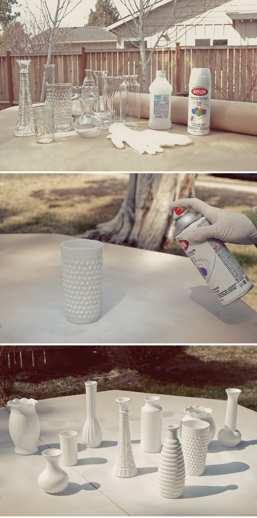 diy-spray-paint-milkglass-centerpieces