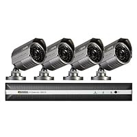 Q-See QS458-452-5 8-Channel Security Surveillance DVR System with 4 High-Resolution Cameras and 500GB Hard Drive