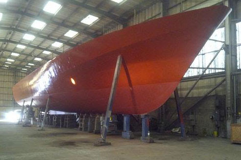 Superyacht hull for sale on eBay