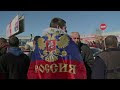 Sevastopol coastguard HQ surrounded by pro-Russia demonstrators