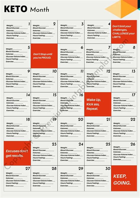 Sign up for my mailing list & never miss an update! printable keto calendar in 2020 full body workout routine diet plan