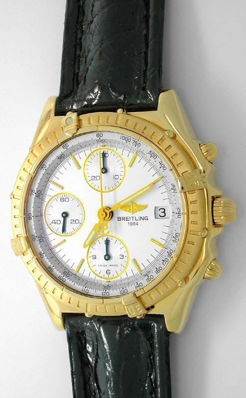 Originalfoto BREITLING-CHRONOMAT GOLD LIMITIERT 9050€ NEUZ PORTOFREI