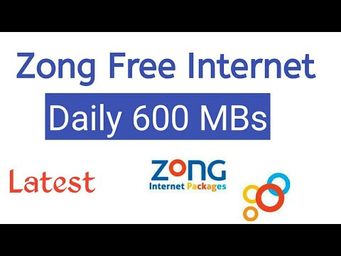 Zong  Free Internet Code  2019 Trick unlimited zong free internet