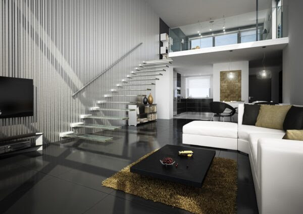 The final three loft concepts come from visualizer Piotr Czech, each with its own modern spin on a loft-style space.