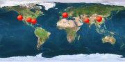 world map hits counter