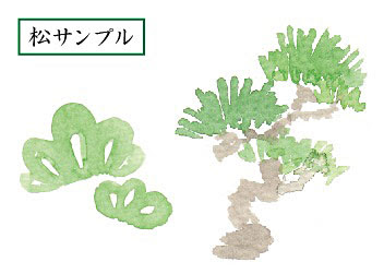 大人の水彩画レッスン パステル ワンポイント さっと描ける年賀イラスト
