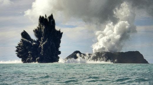 Eruption volcan sous-marin Tonga 2009