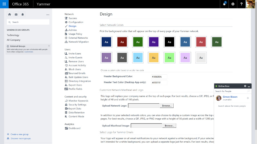 Yammer design