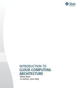 Introduction to Cloud Computing architecture 