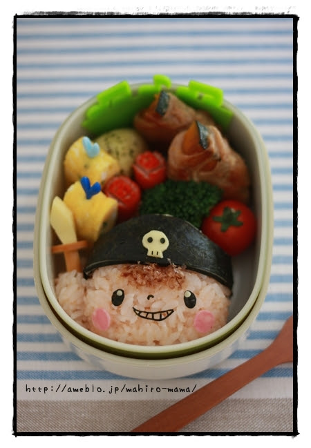 キャラ弁 ちびっこ海賊 Momo S Obentou キャラ弁 Powered By ライブドアブログ
