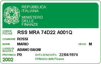 Come nasce il mitico tesserino del Codice Fiscale - Il Sito di Andrea ...