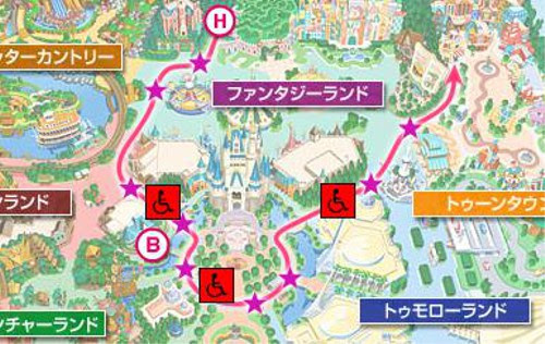 パレードルートは全長何メートルあるのか ディズニー裏話 雑学 トリビアが2 000話以上 ディズニーブログ じゃみログ