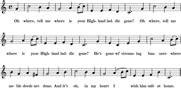 Mudcat Org Lyrics Blue Bells Of Scotland