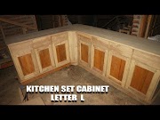 Update Cara Membuat Kitchen Set Cabinet Minimalis Letter L Untuk Dapur Mini PART FINISH, paling update!