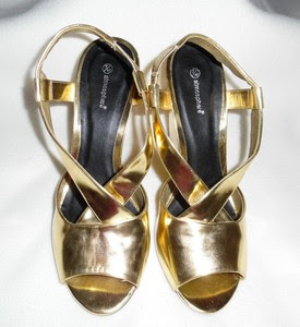 ... SHINY-METALLIC-STRAPPY-WEDGE-HEEL-PEEP-TOE-SANDALS-DISCO-RETRO-SIZE-7
