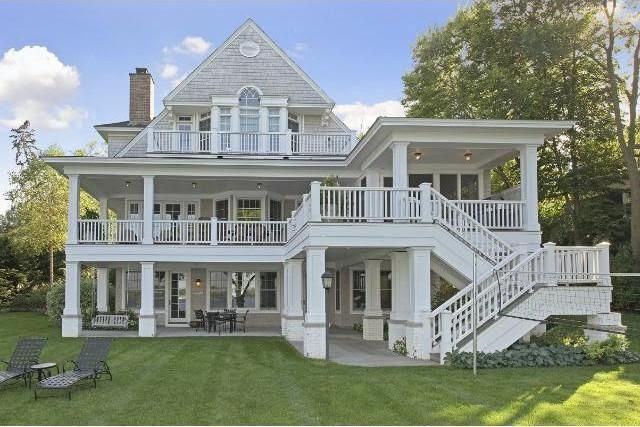 Lake house exterior