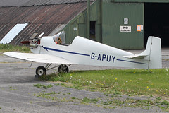 G-APUY - 1963 build Druine D31 Turbulent, hopefully to take to the air again before too long