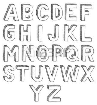 Crella 3d Box Letters Font Compatible with Cameo Silhouette Studio, Cricut and other cutting machines for any crafting projects.