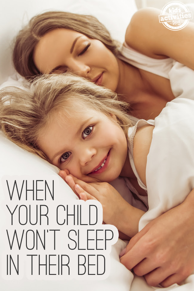 What To Do When Your Child Won't Sleep in Their Bed