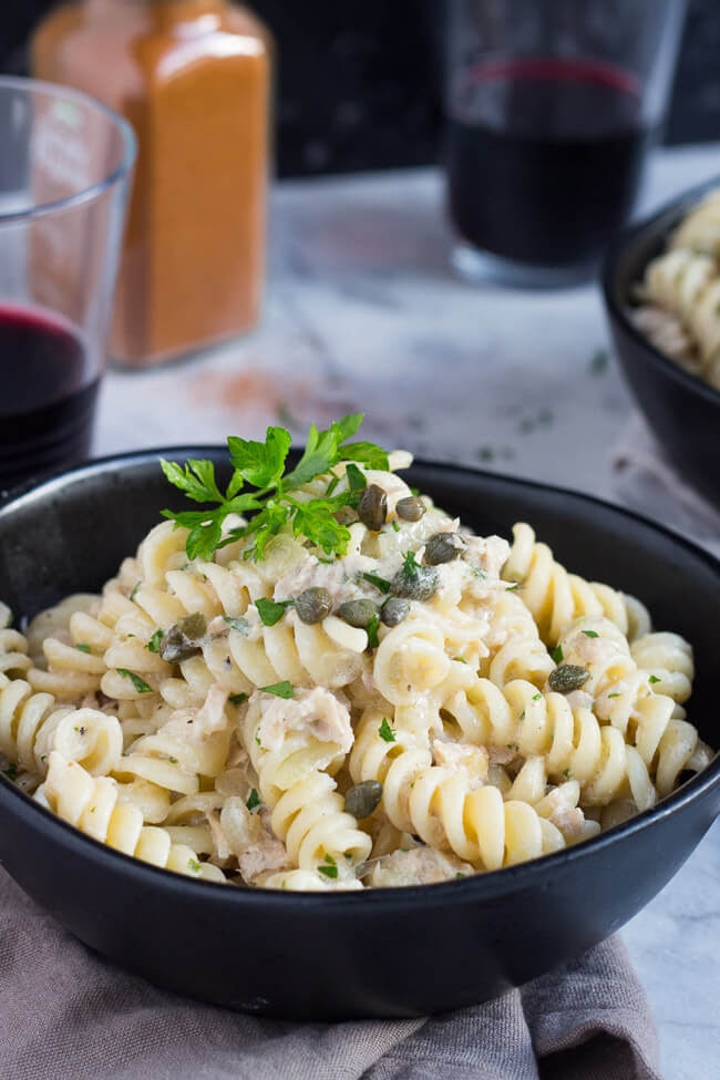 Store Cupboard Staples: Easy 30 Minute Lemon Tuna Pasta