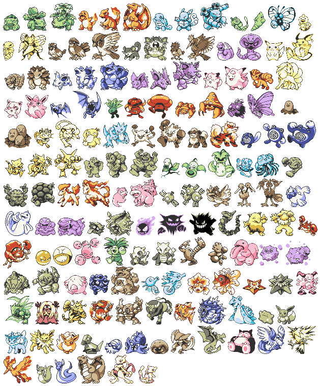 画像 ゲームボーイ時代のポケモンのドット絵ヤバすぎるｗｗｗ げぇ速