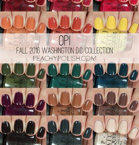 opi fall  washington dc collection peachy polish