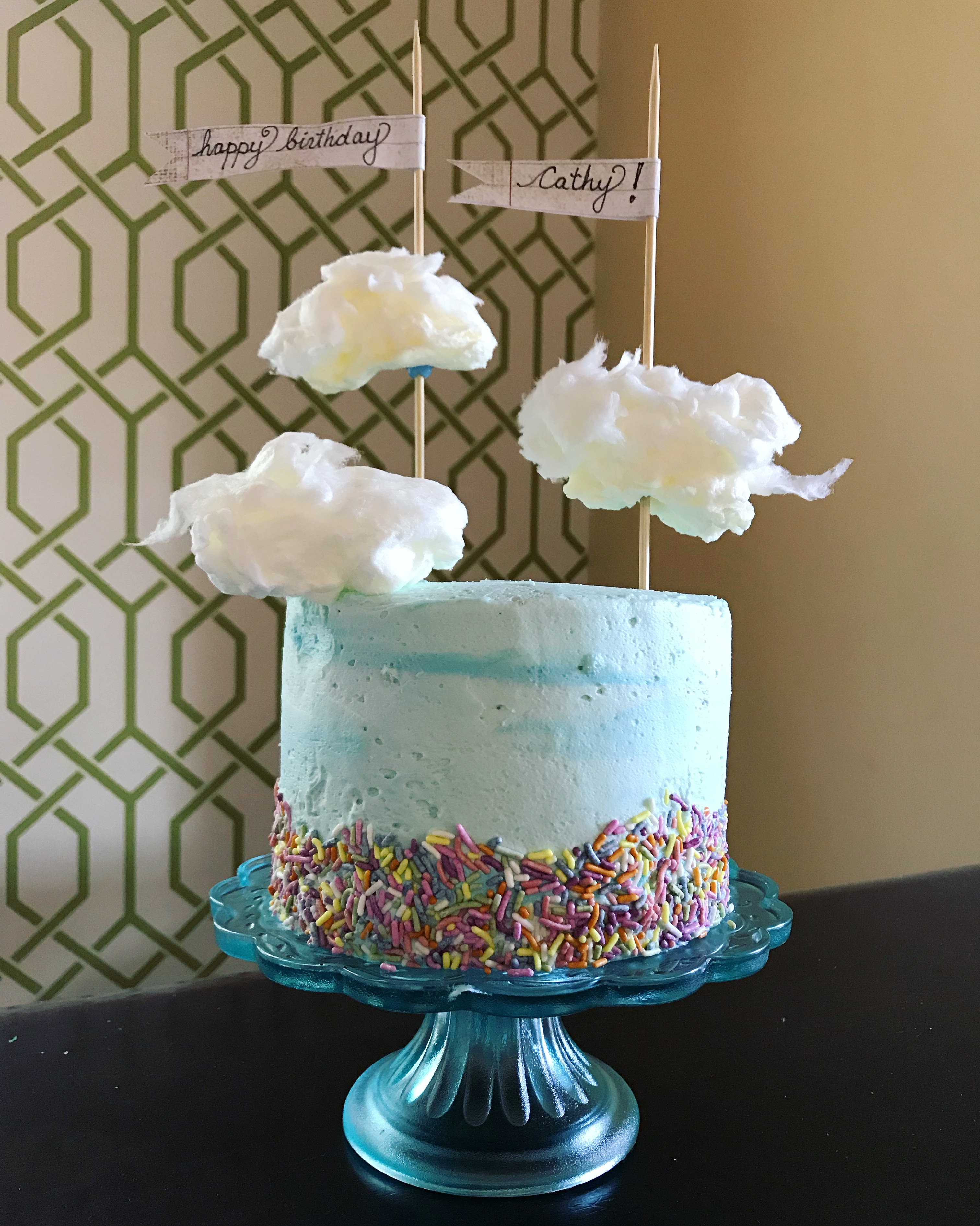 Cotton Candy Cloud Cake Bakers Brigade