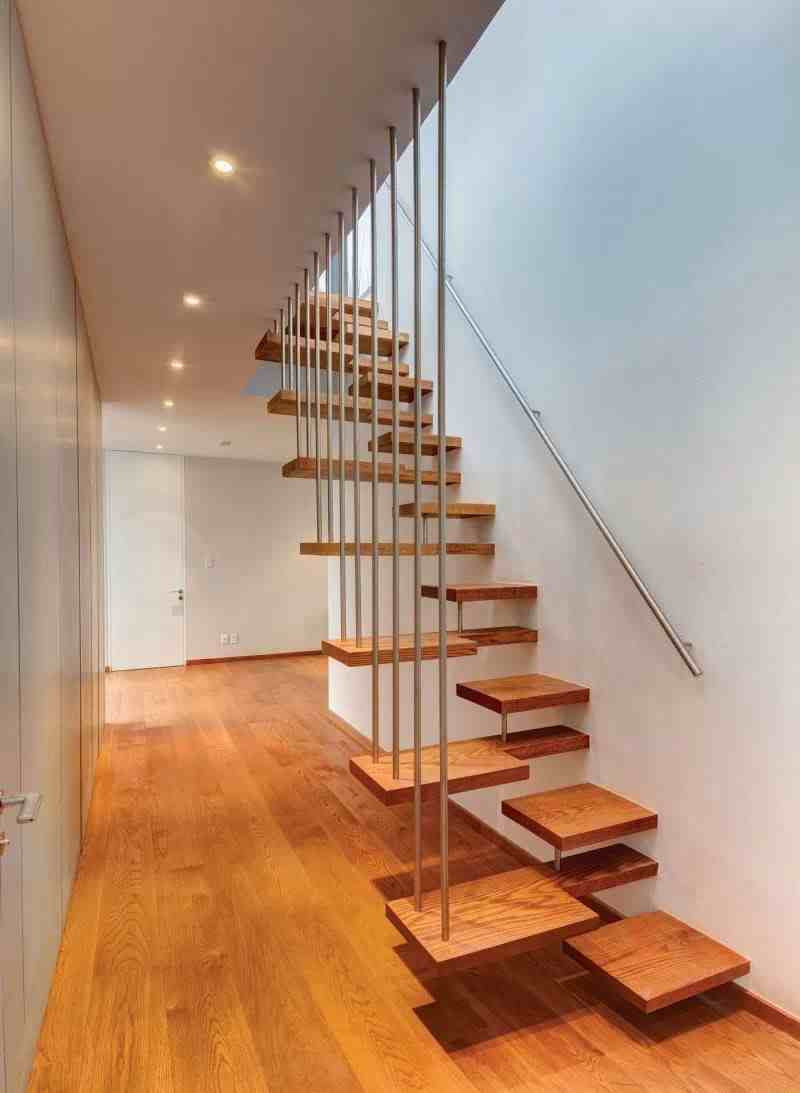 18 contoh model desain tangga  rumah  minimalis modern sederhana