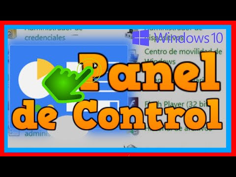 ♒ Como entrar al Panel de Control en windows 10
