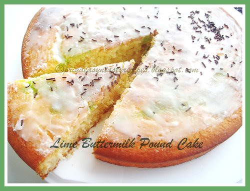 Lime pound cake