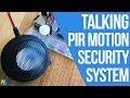 PIR Motion Sensor Activated MP3 Speaker Sound Module