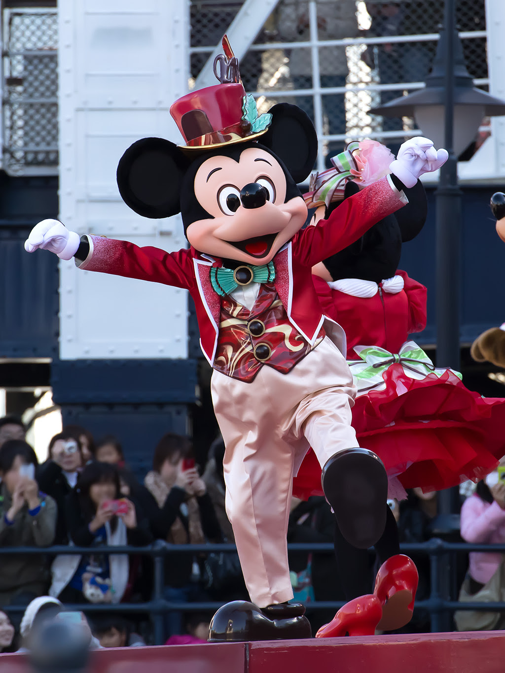 テーブル イズ ウェイティング クリスマス キュイジーヌ ミッキー ショー アメリカンウォーターフロント 東京ディズニーシー 牛若丸