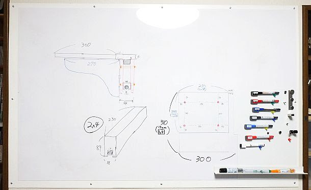 壁掛けホワイトボード自作 Diyでマグネットやトレイも自由自在