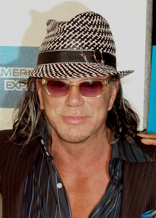 Mickey Rourke Weight Height Ethnicity Hair Color Eye Color