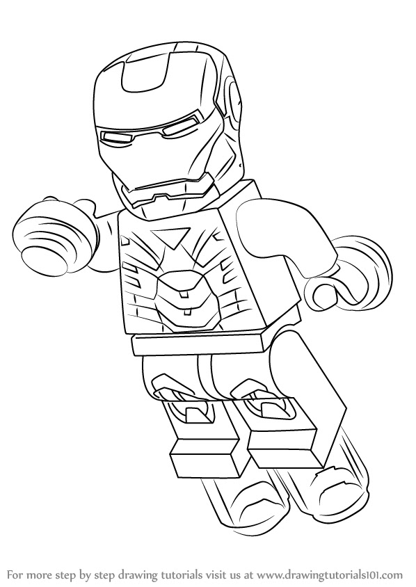 Lego Iron Man Coloring Pages at GetColorings.com | Free ...