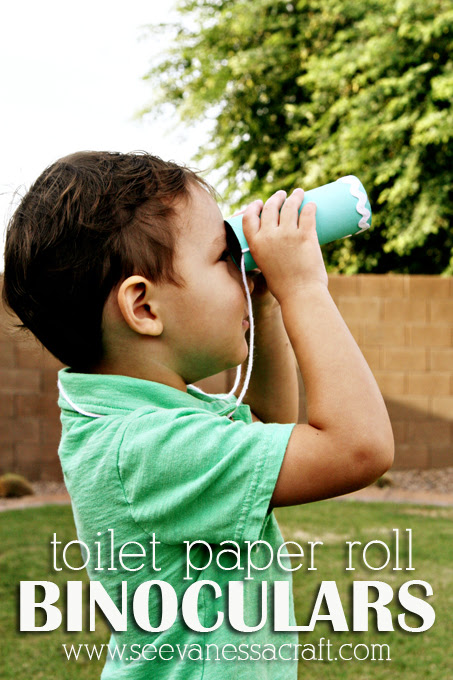 tot school tuesday) toilet paper roll binoculars kid craft - See Vanessa  Craft