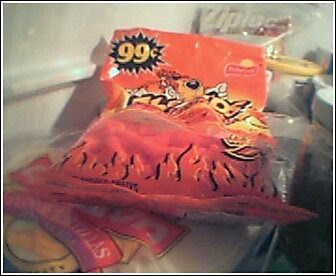 Why are the flaming hot cheetos in the fridge?