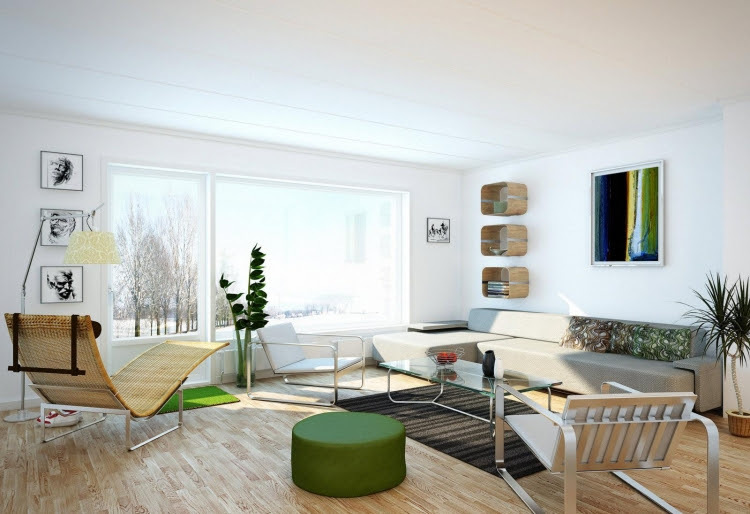 Einladendes Wohnzimmer in Weiß einrichten - 80 tolle Ideen