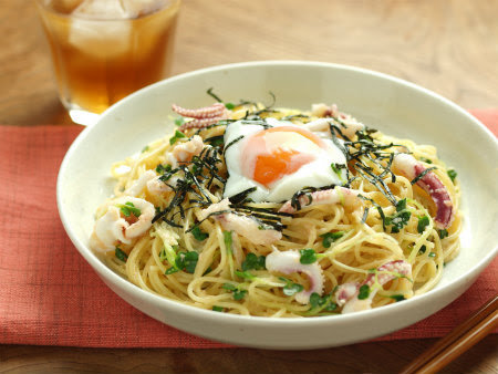 いか明太パスタ 魚料理と簡単レシピ
