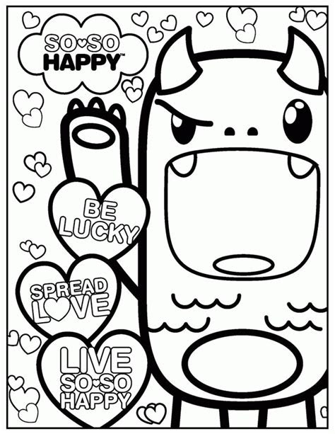  printable kawaii coloring pages