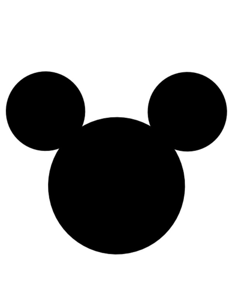 Download Silhouette Of Mickey Mouse Head at GetDrawings | Free download
