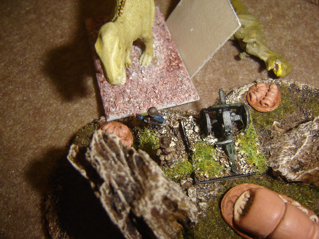 Field Gun beset by terrifying grubs