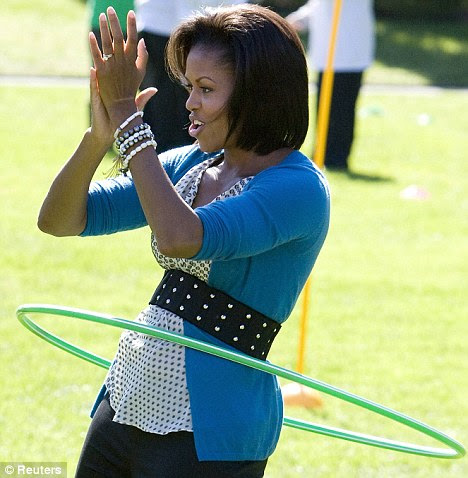 Michelle Obama | hula hoop | Tacky Harper's Cryptic Clues