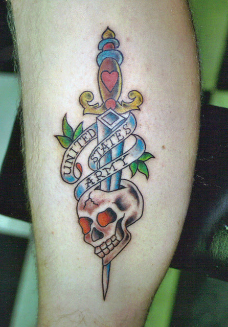 Nice US ARMY Tattoo inside forearm