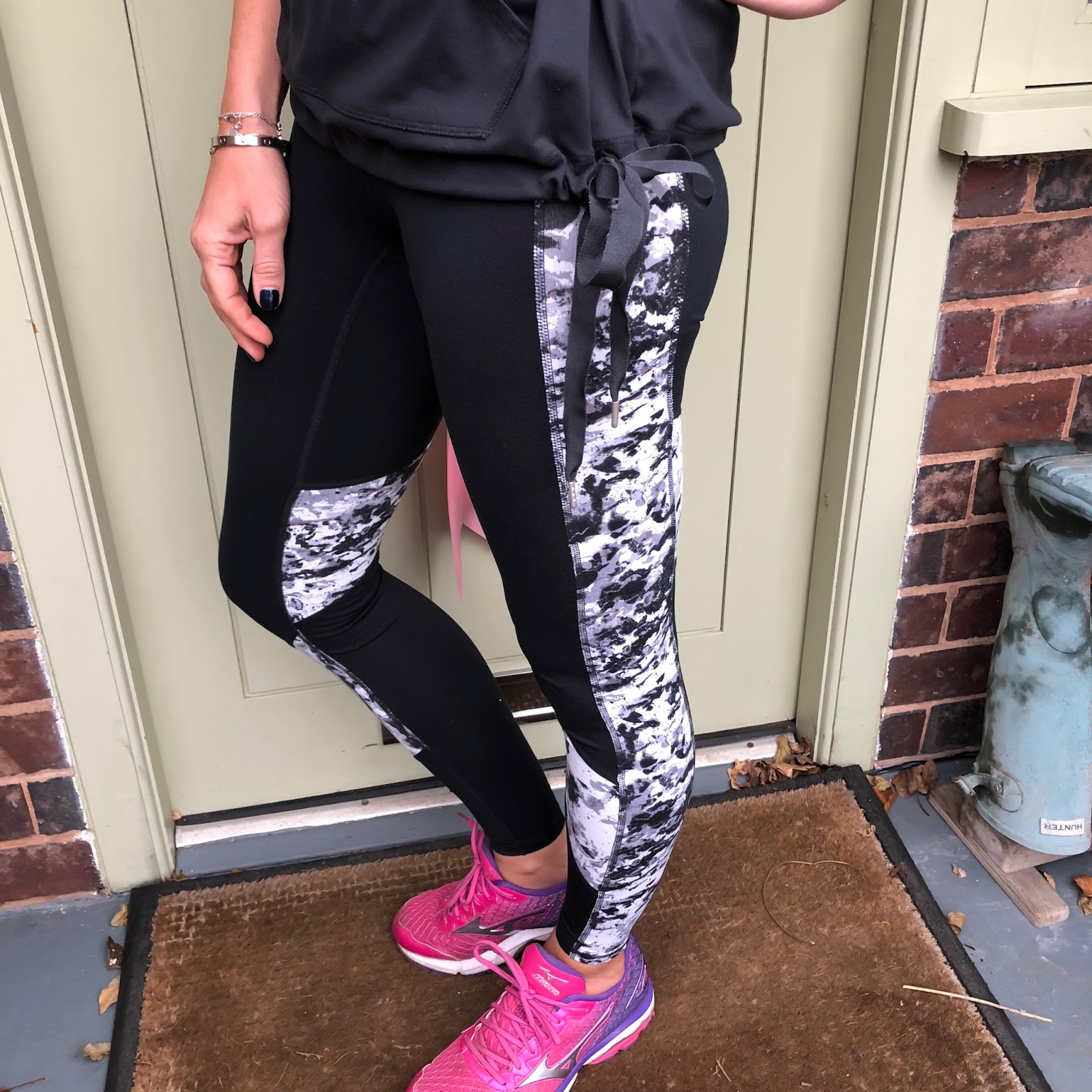 my midlife fashion, tesco f and f activewear clothing, tesco f and f clothing active soft touch hoodie, tesco f and f clothing active mesh insert t shirt, tesco f and f clothing active mottle print leggings